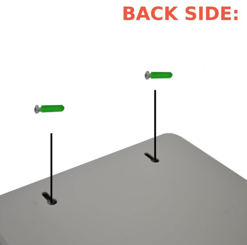 Japard Badge Rack Wall Mount 24, Card Holder to Keep Swipe Cards, Room VIP ID Lightweight Durable Plastic, Gray (24 Slots_) - Image 4